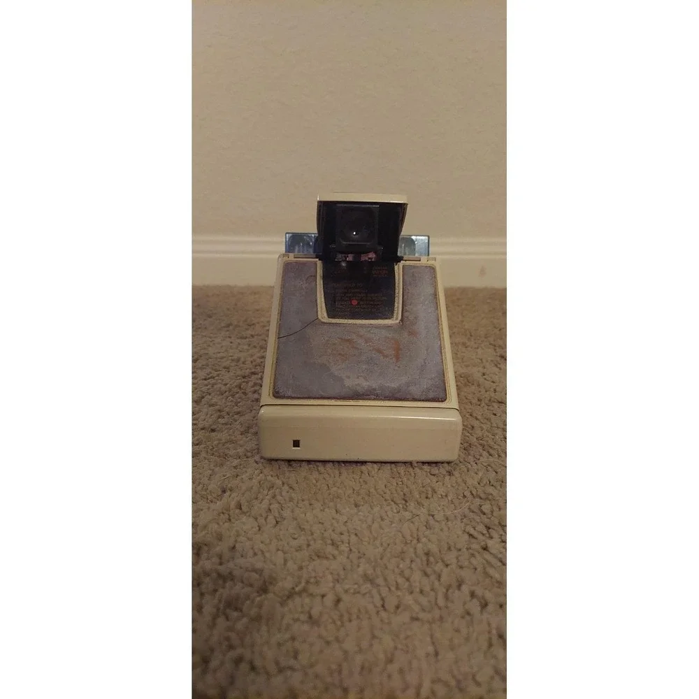 Polaroid SX-70 Land Camera Model 2 + Flash Bar | Vintage Folding Instant Camera